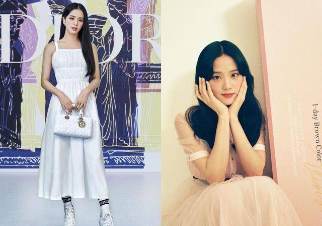 身高162cm的blackpinkjisoo,气质清丽7个"女友风"休闲造型_白色_格子