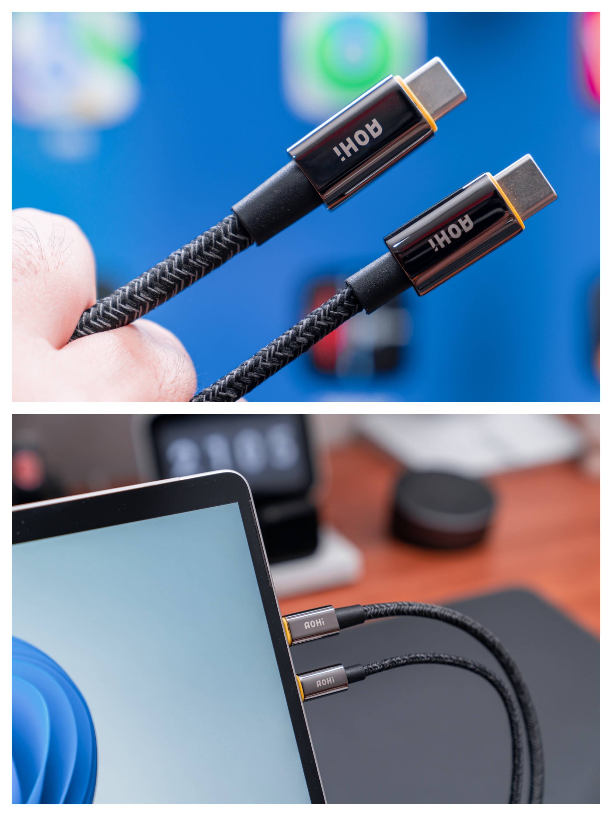 Aohi 数显快充线原来这么好玩?兼评 40W 双 C 口充电器