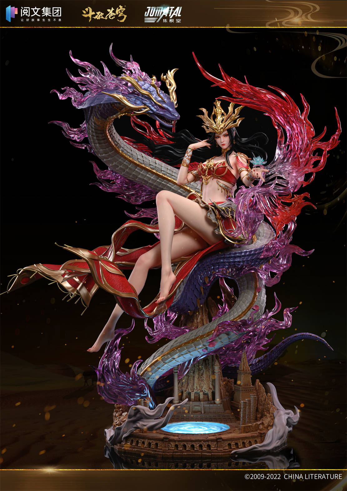 美杜莎女王1/4比例雕像限量预售,定金四位数,到手还需要一年_价格