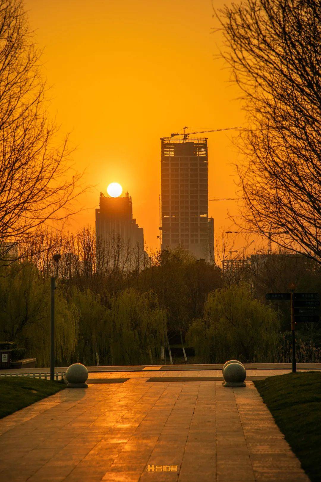 合肥温柔日落
