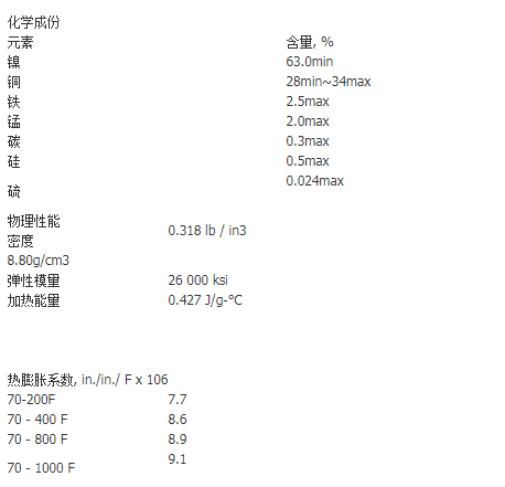 718合金化学成分图片