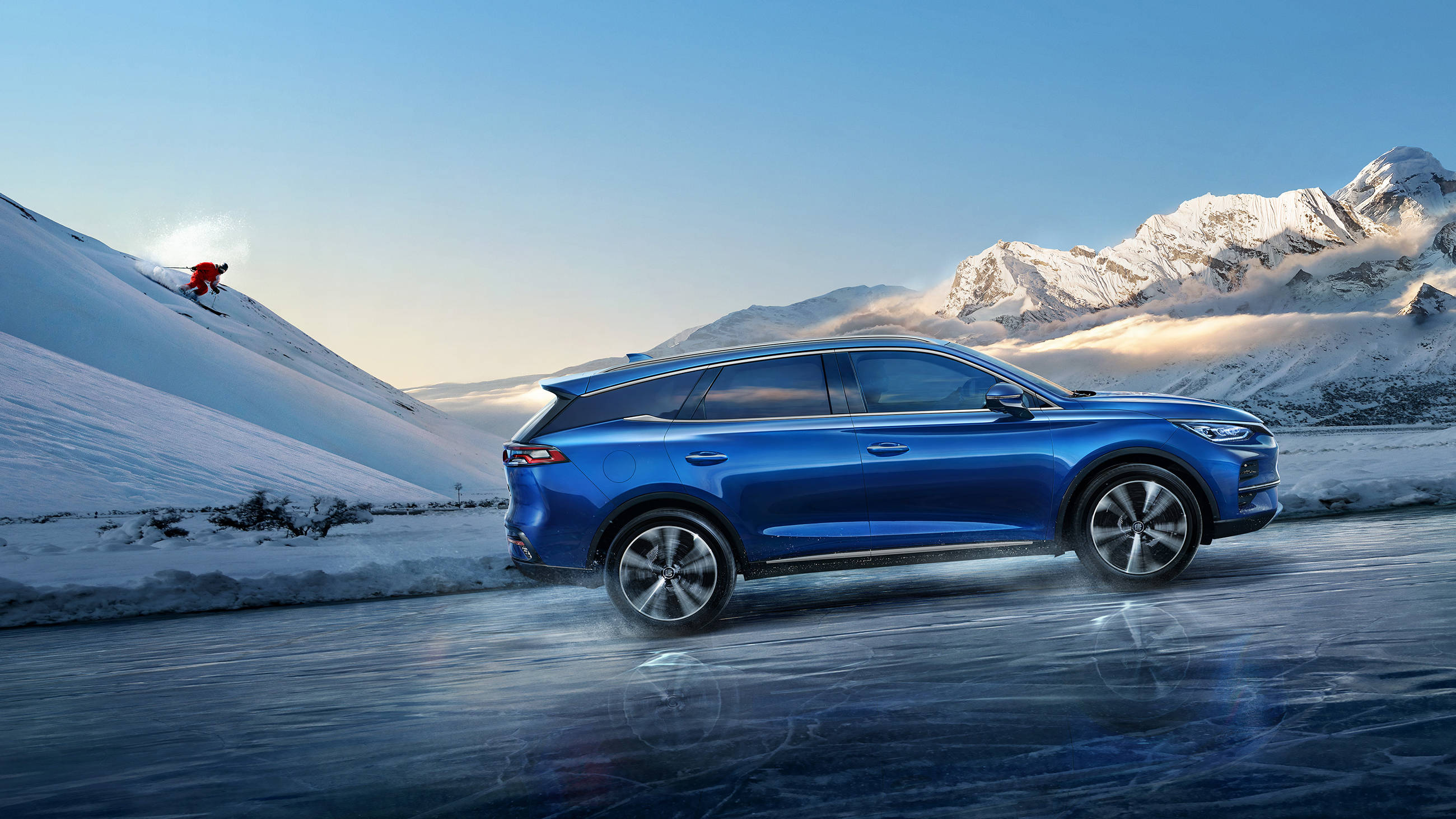 730km续航豪华大六座龙颜设计比亚迪2022款唐ev上市