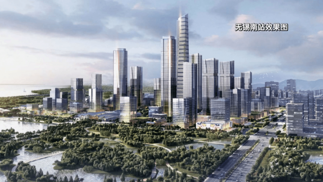 奥体中心年内启建无锡南站无锡中心效果图曝光