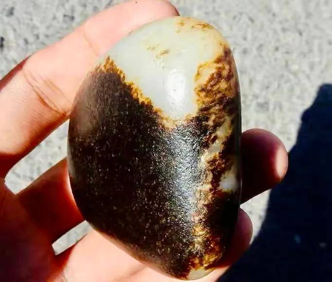 原创身不能至心向往之最美的和田玉原籽