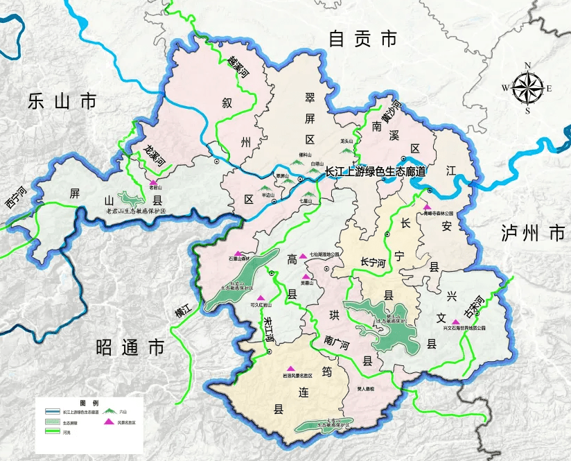 四川省的区划变动,18个地级市之一,宜宾市为何有10个区县?