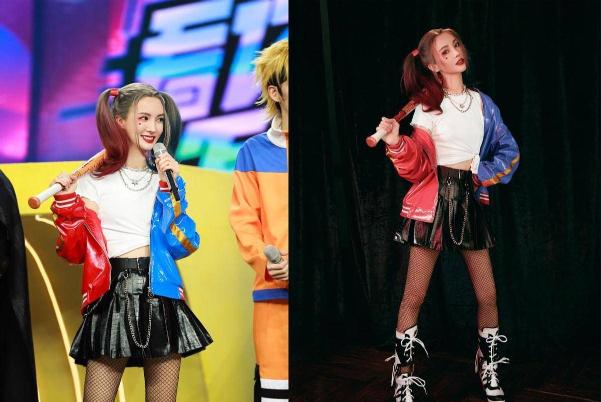 cos小丑女,关晓彤还原了身材,陈美嘉竟是"傻白甜"_气质_角色_张小斐