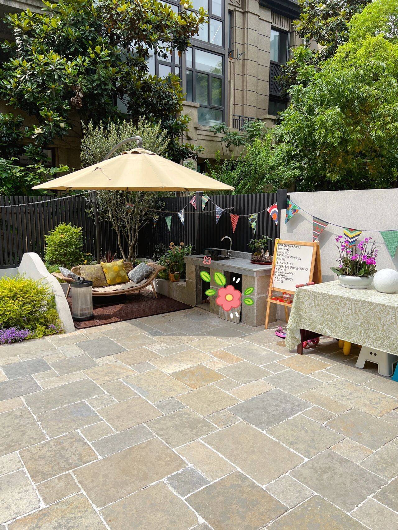 一楼40㎡小院,升级改造成休闲小花园,这才是院子的正确打开方式