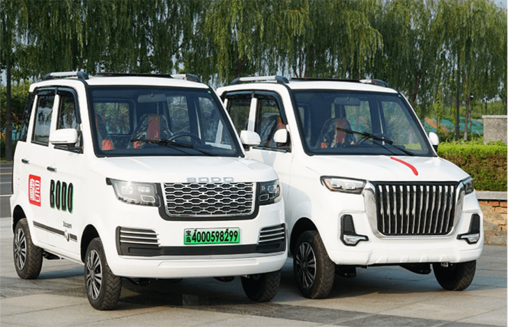 原创富路宝岛推出的微型四轮乘用车小巧低速可载4人适合老人