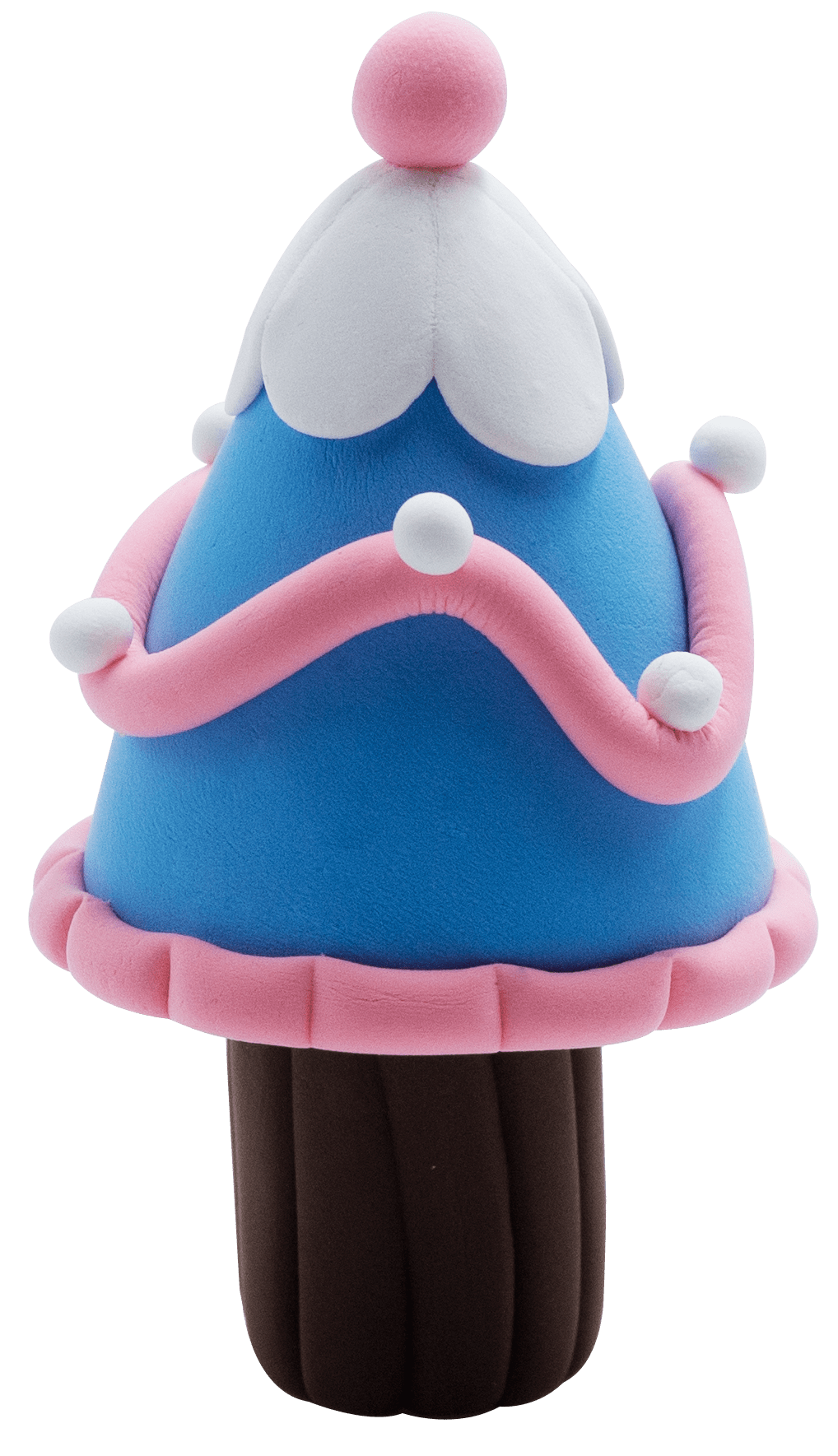 【粘土达人】粘土冰激凌_部分_主体_粉色