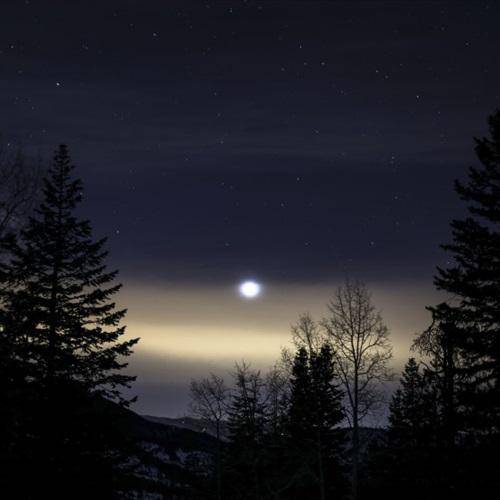 唯美风景微信头像,夜晚静谧的大海,万籁俱寂的夜晚