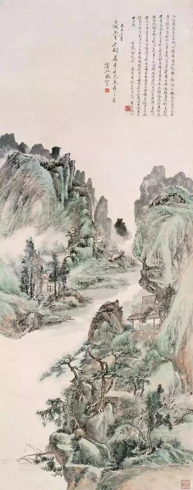 蔵出し 黄賓虹 中国 山水絵 60年代文化大革命時代中没収一級画師名家 作品封箱 一代宗师，黄宾虹｜中国画山水画作品欣赏_初名懋_朴存_李流芳
