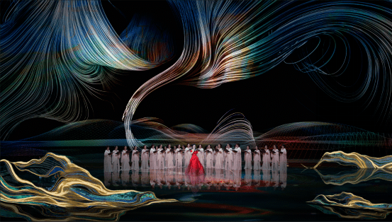 大型文化节目《从延安出发》,xr技术解锁极致舞美视效体验_舞台效果