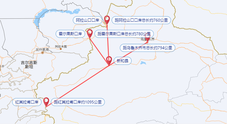 新疆新和县地图图片