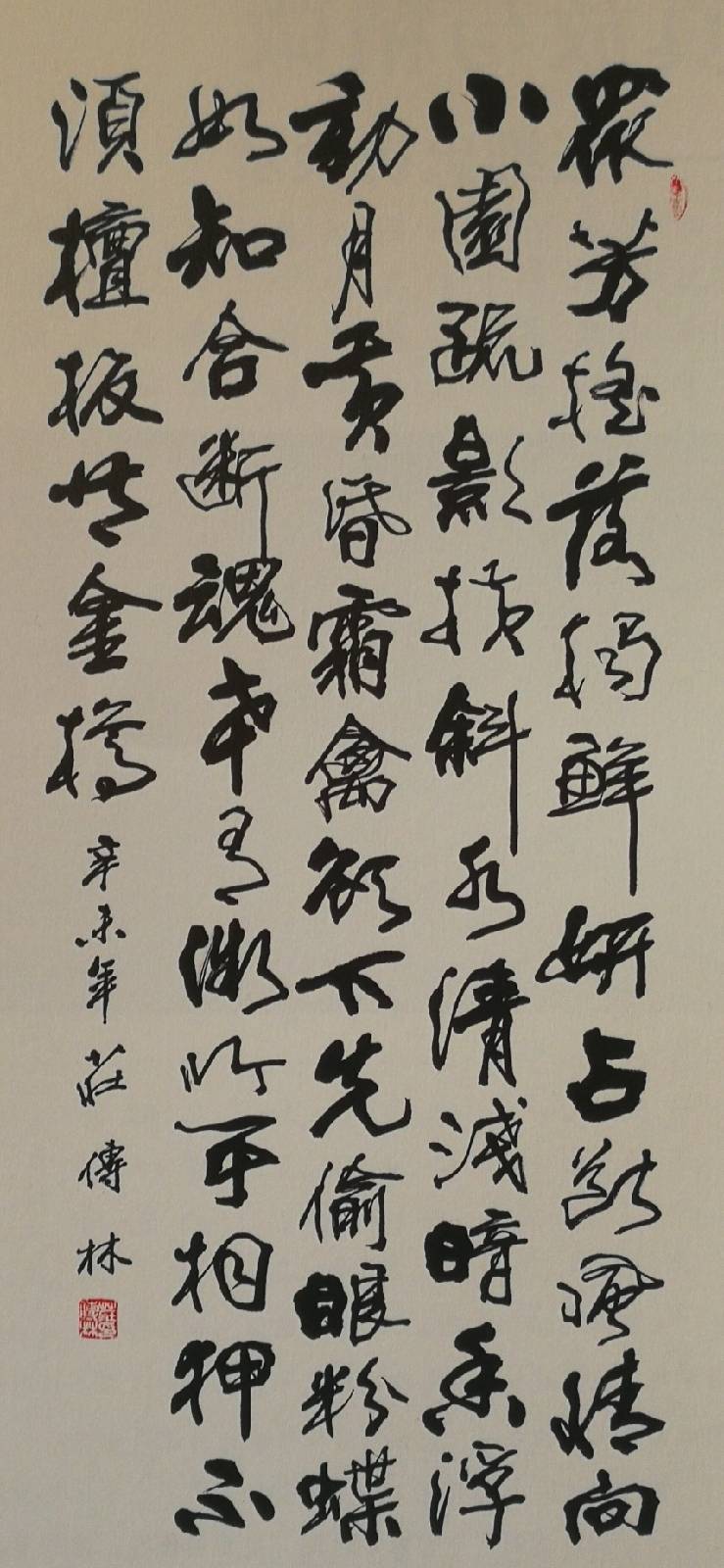 翰墨颍淮‖庄传林——一位家喻户晓的书法名家