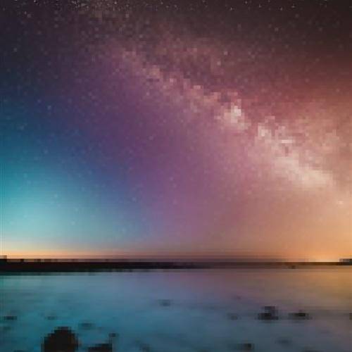 大海头像风景 夜空图片