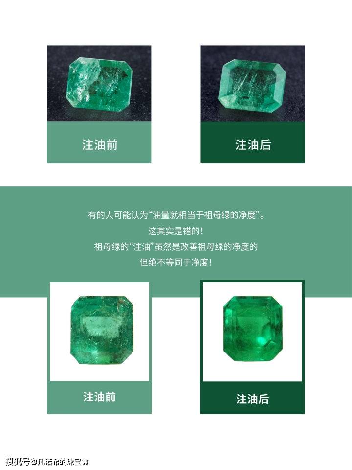 祖母绿科普油量净度