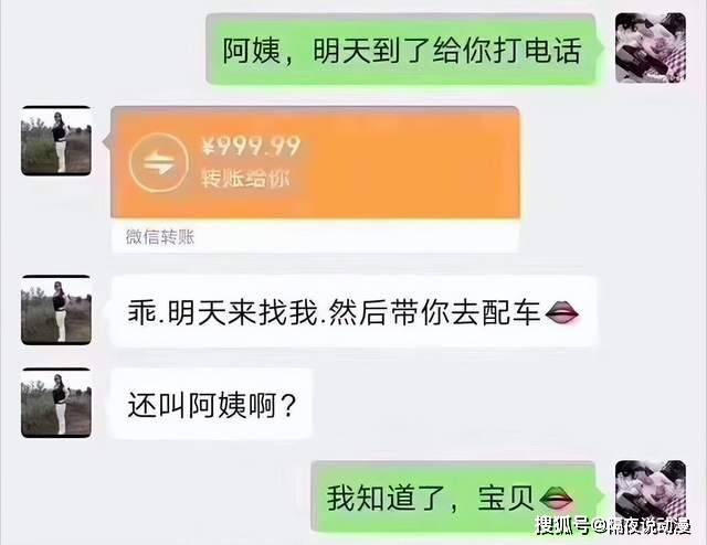 于是乎,你能在一些年轻人与阿姨的聊天记录中看到这样的对话:被富婆