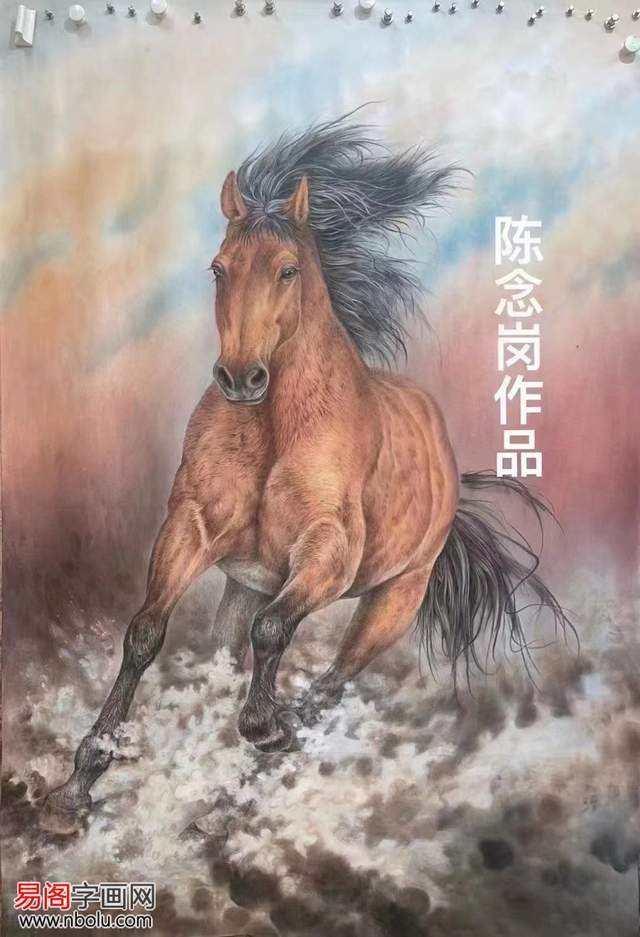 陈念岗的工笔走兽画赏析生动逼真神超象外