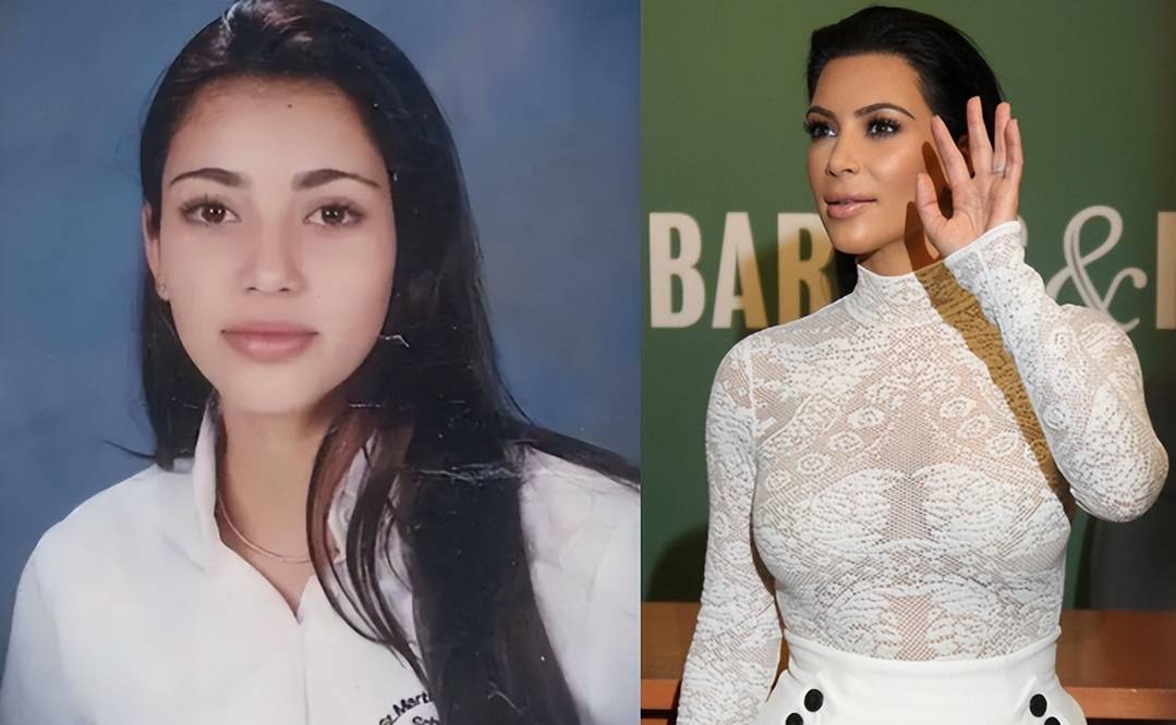 金卡戴珊晒90年代旧照,清纯可爱甜美动人,与如今气质差别大?