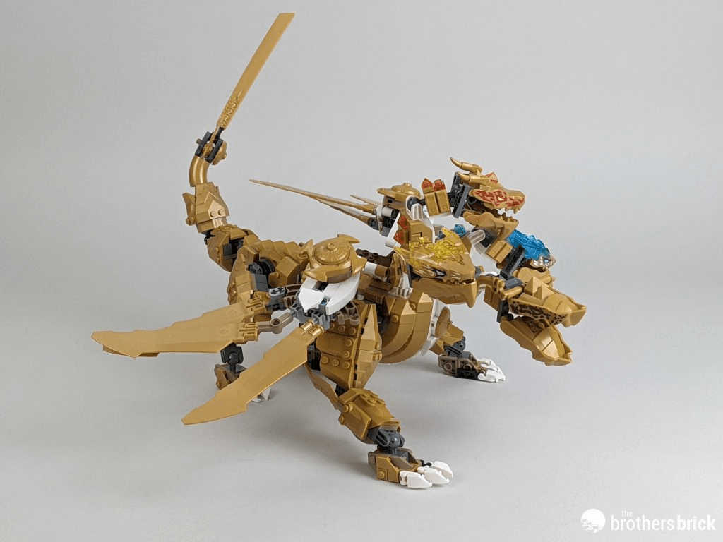 原创乐高幻影忍者71774劳埃德的黄金神龙开箱评测