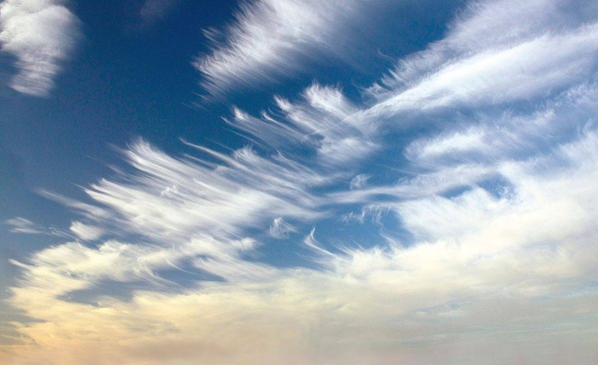 卷云根据形状又分为四种云,分别是毛卷云,钩卷云,密卷云,伪卷云