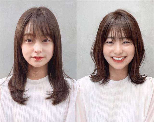 原创今年火了一种发型叫遮额不遮脸青春洋气又显脸小好美