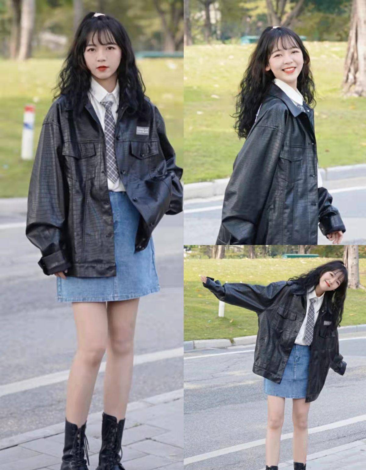 原创春季甜酷风穿搭又甜又酷的少女感穿搭超减龄照着穿美翻了