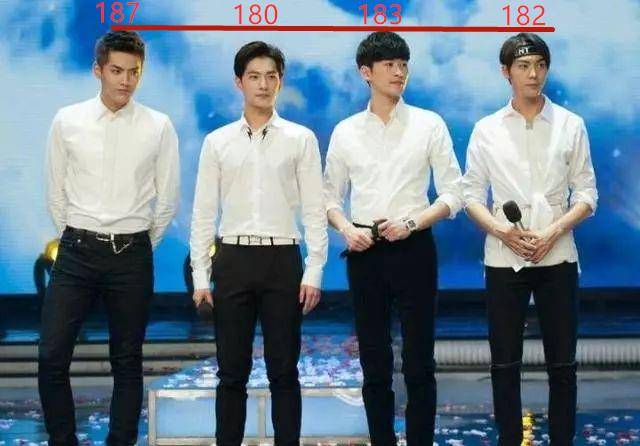 杨洋身高对比图片