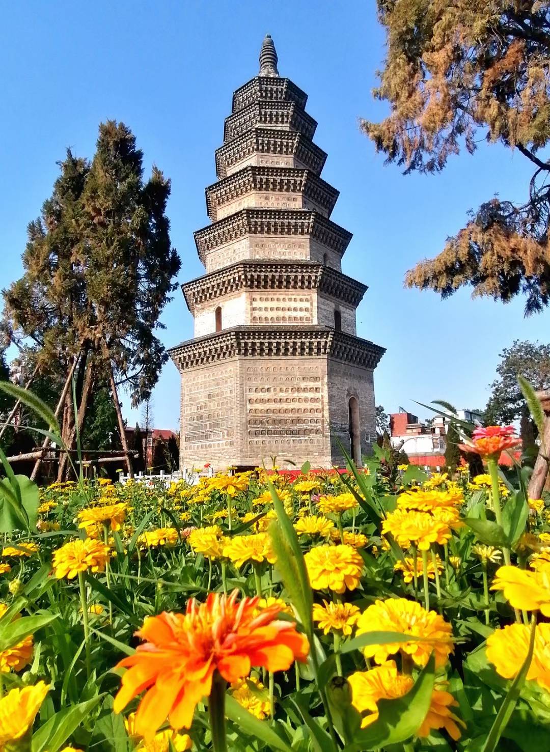 邓州福胜寺塔传说图片