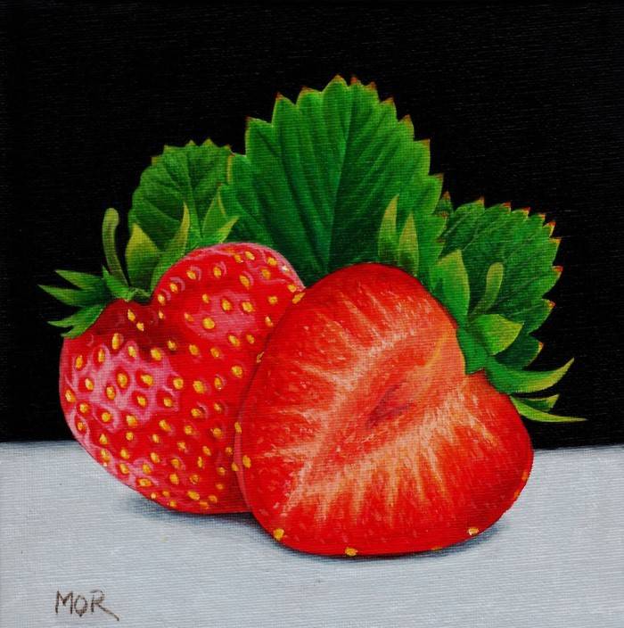 吃货的福利唯美的超写实油画静物超漂亮