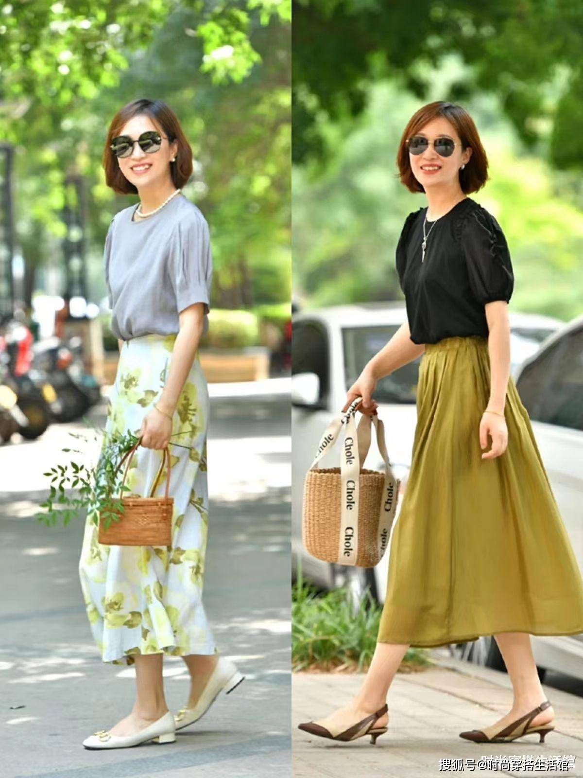 原创这才是50岁女人该有的夏日穿搭不扮嫩不显老自然老去就很美
