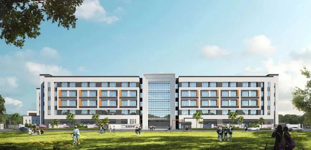 108个班5400个学位斗门和风中学新校区来了