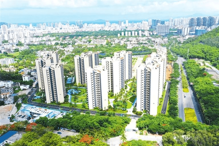 三亚主城区首个安居房小区即将交付配套慢跑道游泳池