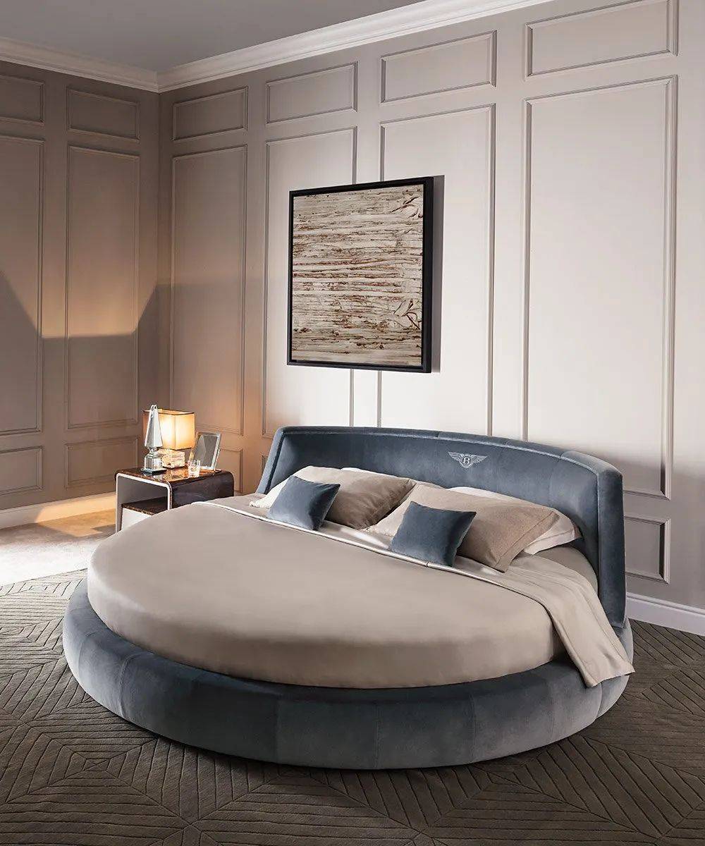 意大利家具盘点:三款超好睡的大圆床,让你居家浪漫翻倍