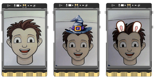 DFRobot行空板Python入门新教程 —— 人脸检测之魔法贴图