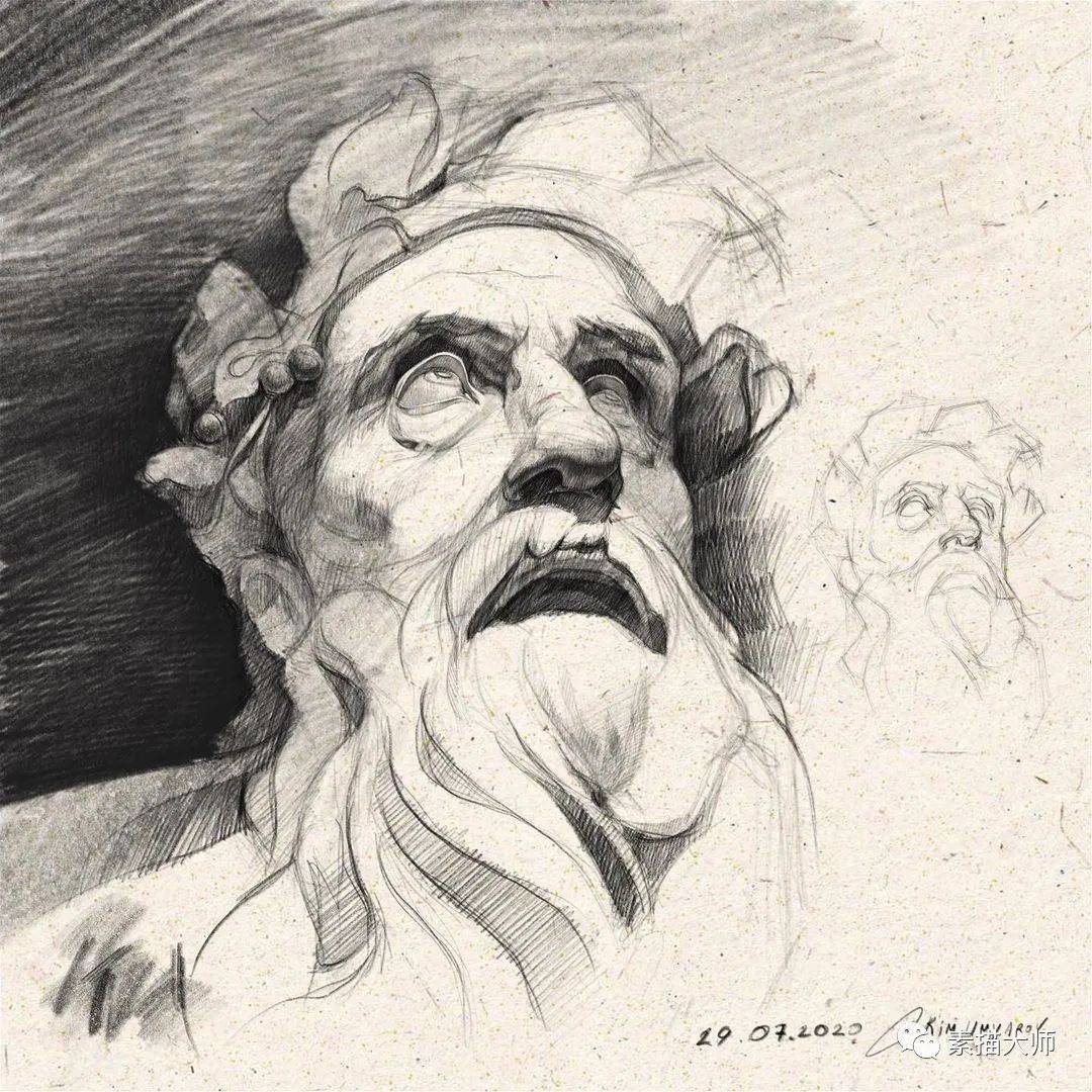 干货俄罗斯资深美术老师结构素描兰州画室