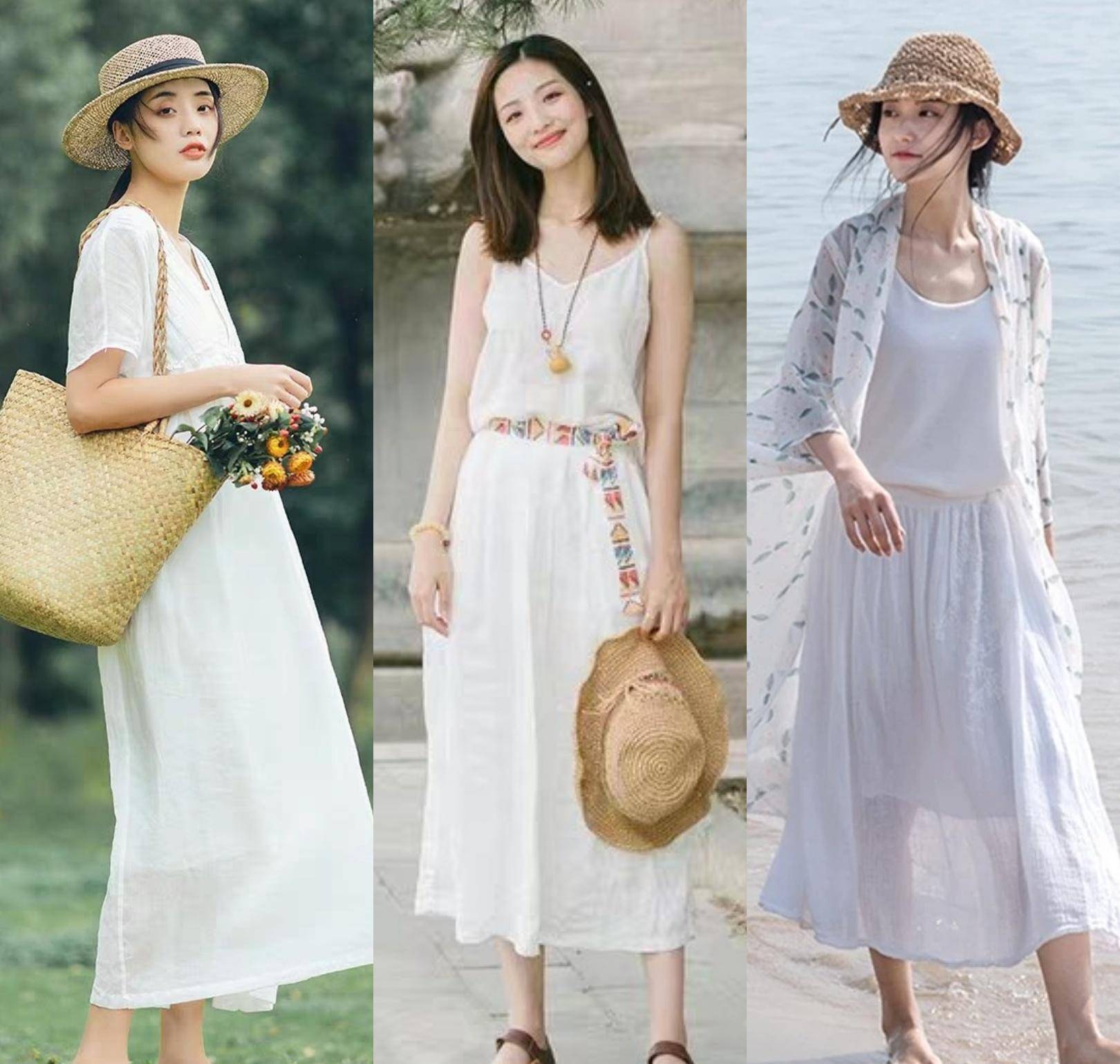 原创夏季轻松出游爱上慵懒文艺的休闲风穿搭美得舒适自在