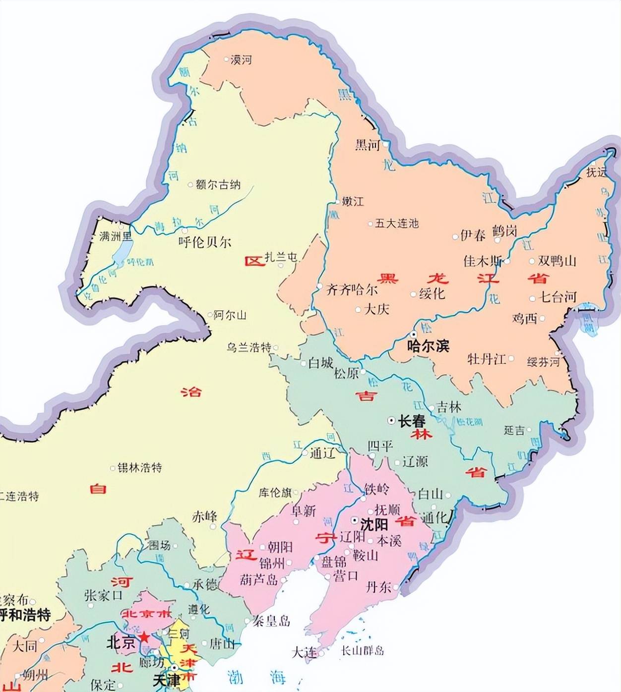 吉林与黑龙江的辖区调整,黑龙江省的7个县,为何划归吉林省?
