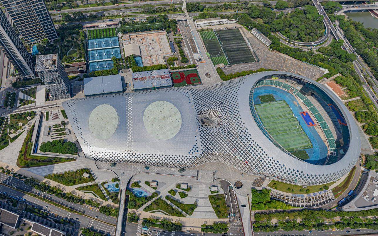 深圳湾体育馆平面图图片