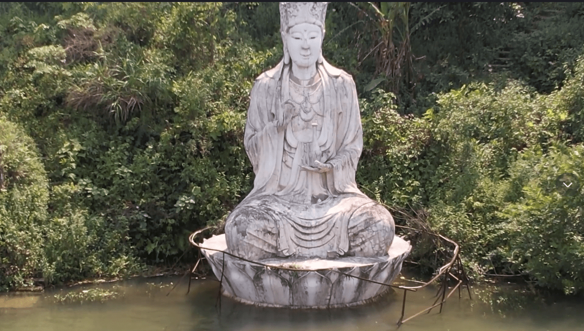 原创合川嘉陵江畔古寺庙废弃多年成残垣断壁水上观音延续昔日辉煌