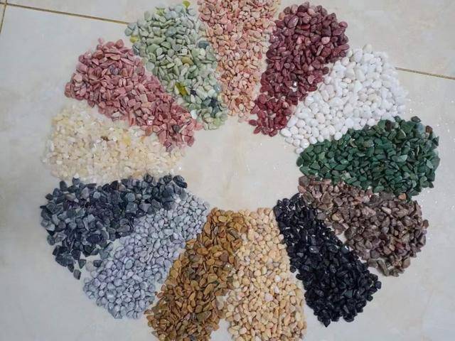 透水胶粘石石子价格 胶粘石石子厂家报价_洗米_路面_水磨