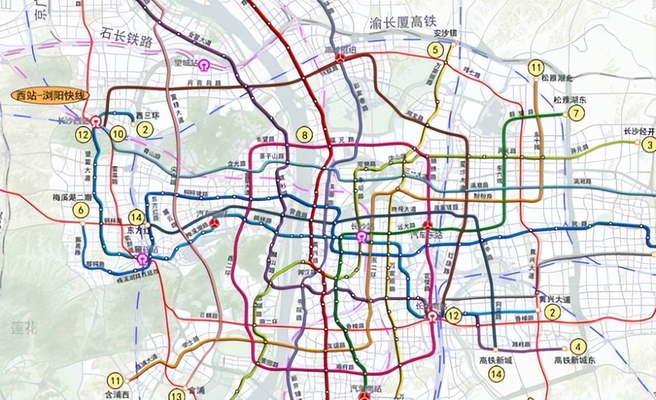 重磅擬新建10條地鐵長沙第四輪地鐵建設規劃啟動