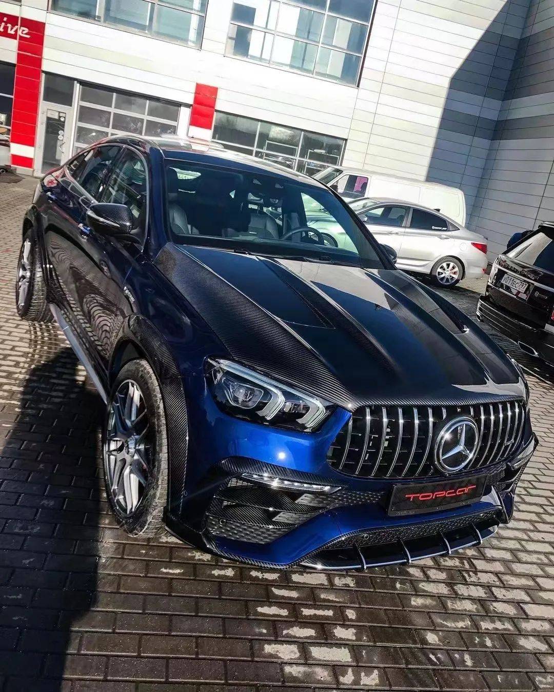 依旧是宽体设计奔驰glecoupe改装topcar套件