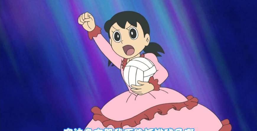 哆啦a梦:大雄很委屈,送了静香一套豪华晚礼服,却被静香责骂_直升飞机