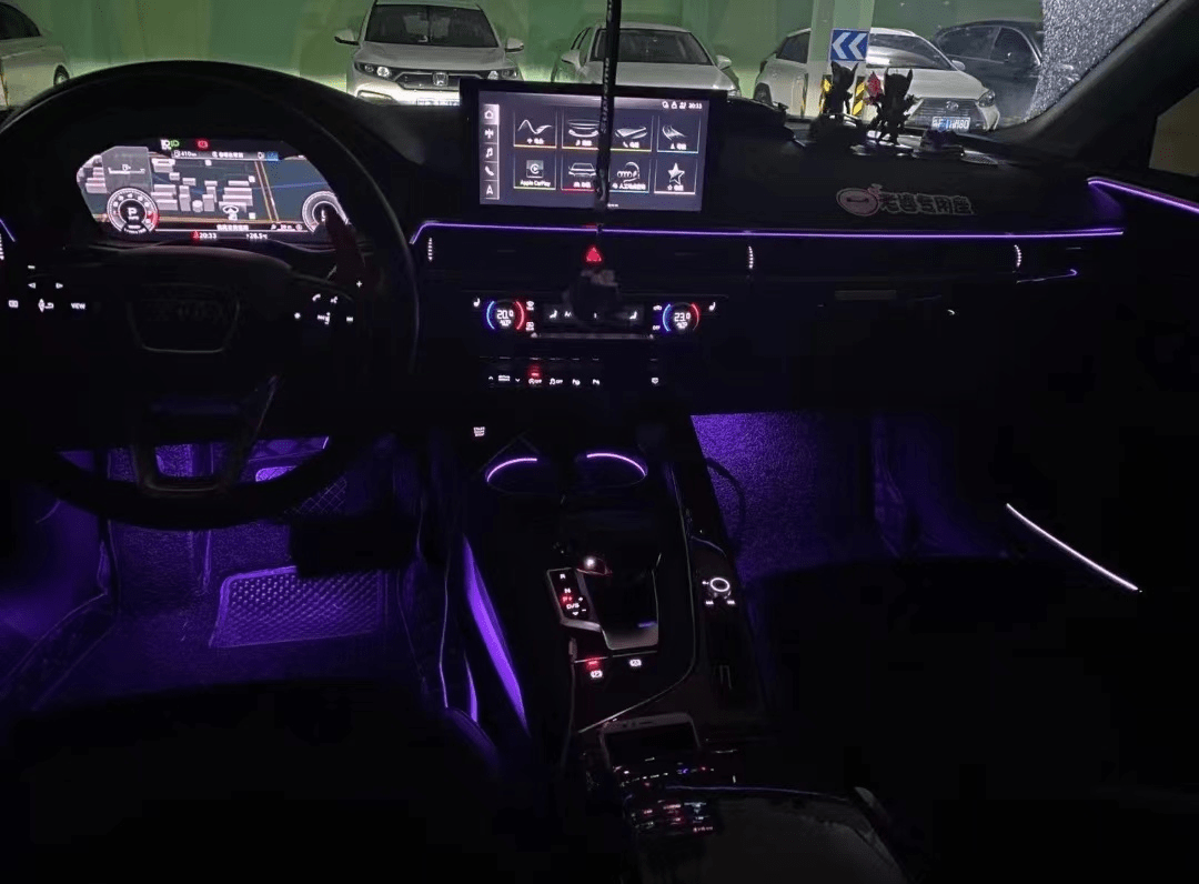 武汉奥迪a4l加装多色氛围灯哪家好