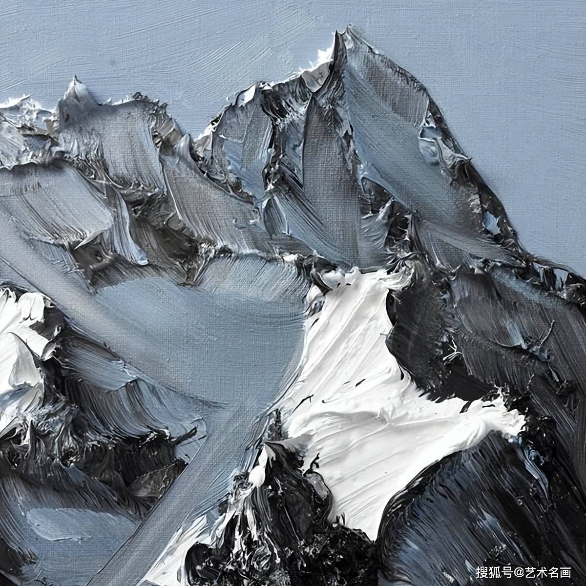 这样气势磅礴的大笔触油画,都会为之宏大的意境美所吸引_李斯特_美文