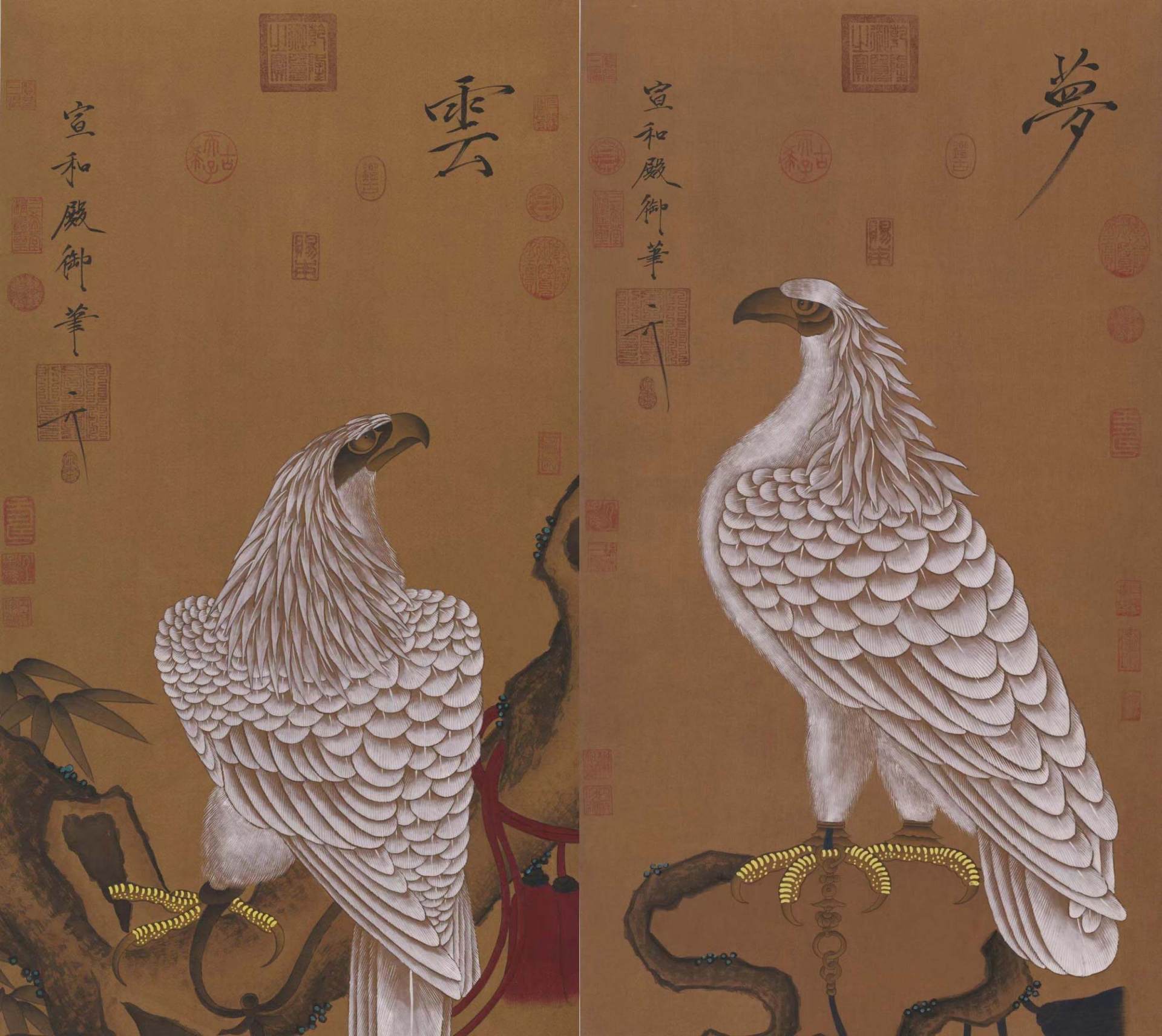 新品预告宋徽宗真迹鹰系列气吞云梦数字藏品上线