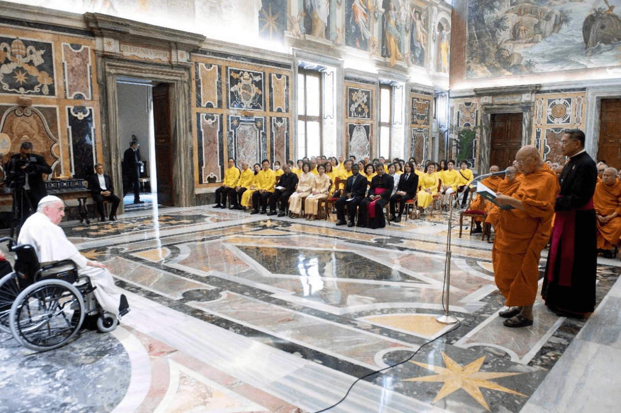梵蒂冈天主教教廷与泰国皇家寺庙卧佛寺之间50年的友谊与对话为世界和平作见证_搜狐网