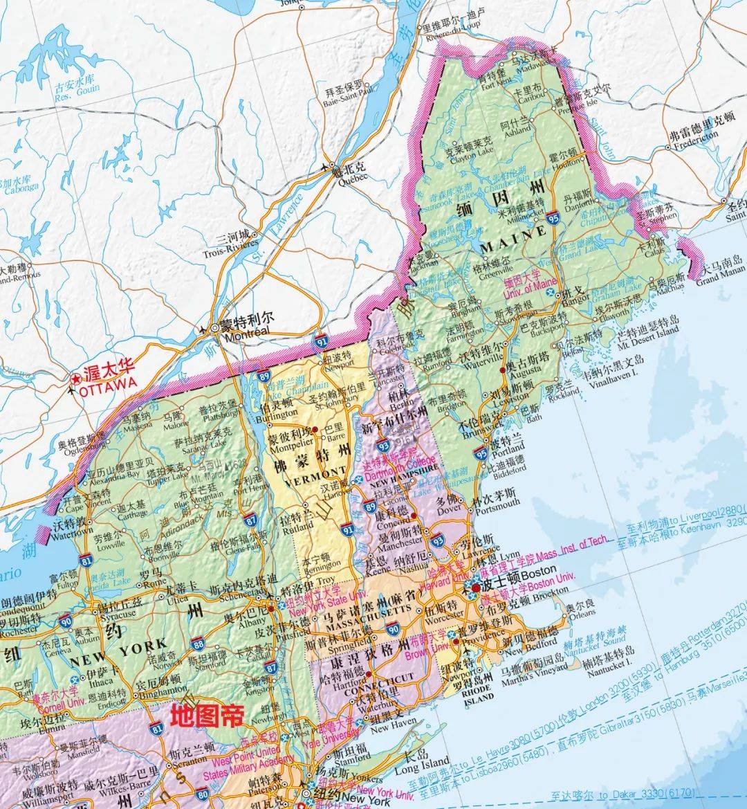 美国也有个东北地区，有六个州，面积有多大？_手机搜狐网