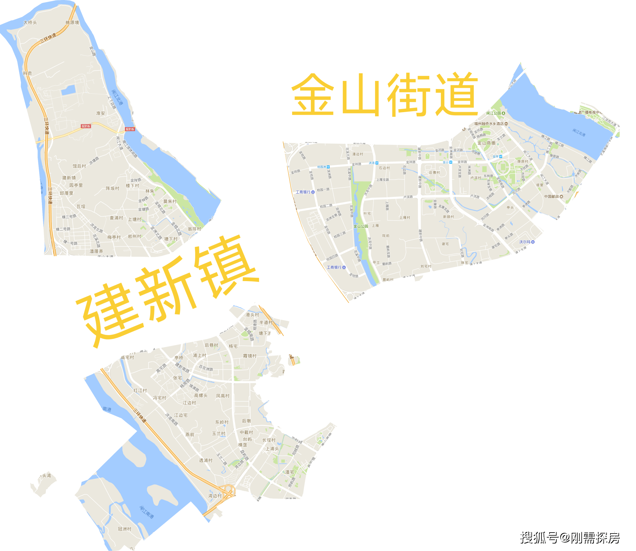 福州仓山区建新镇地图图片